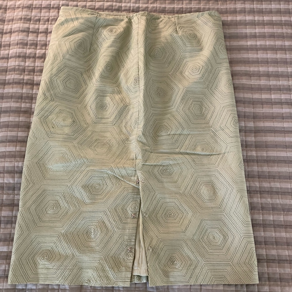 Tocca brand-mint green 100% cotton with geo embroidery-new.